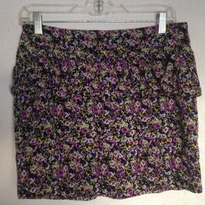 Layered pencil skirt